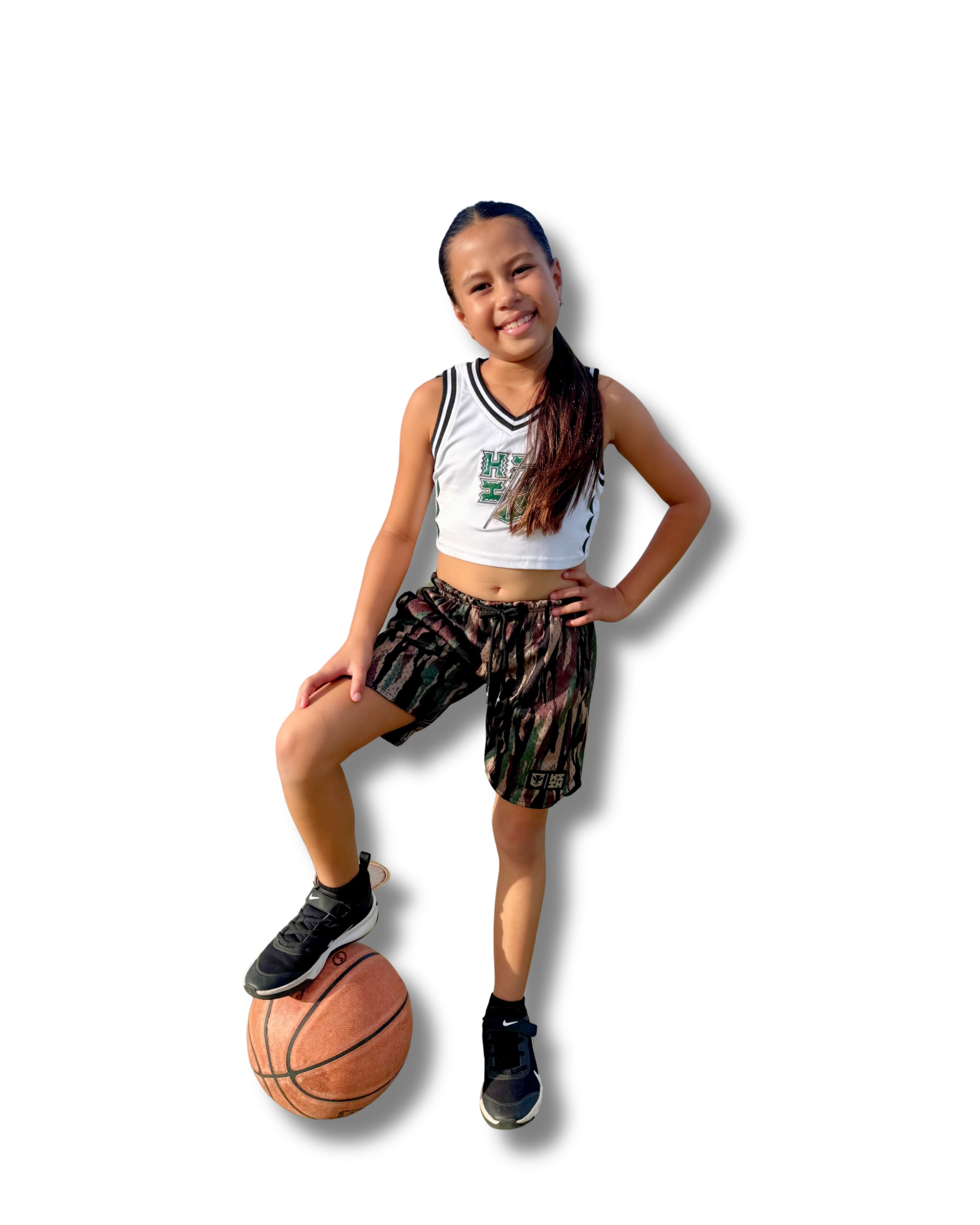 BARK CAMO KEIKI MESH SHORTS Shirts Hawaii's Finest XX-SMALL