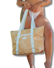 BEIGE PALMS HIFI-VEK TOTE Bags Hawaii's Finest