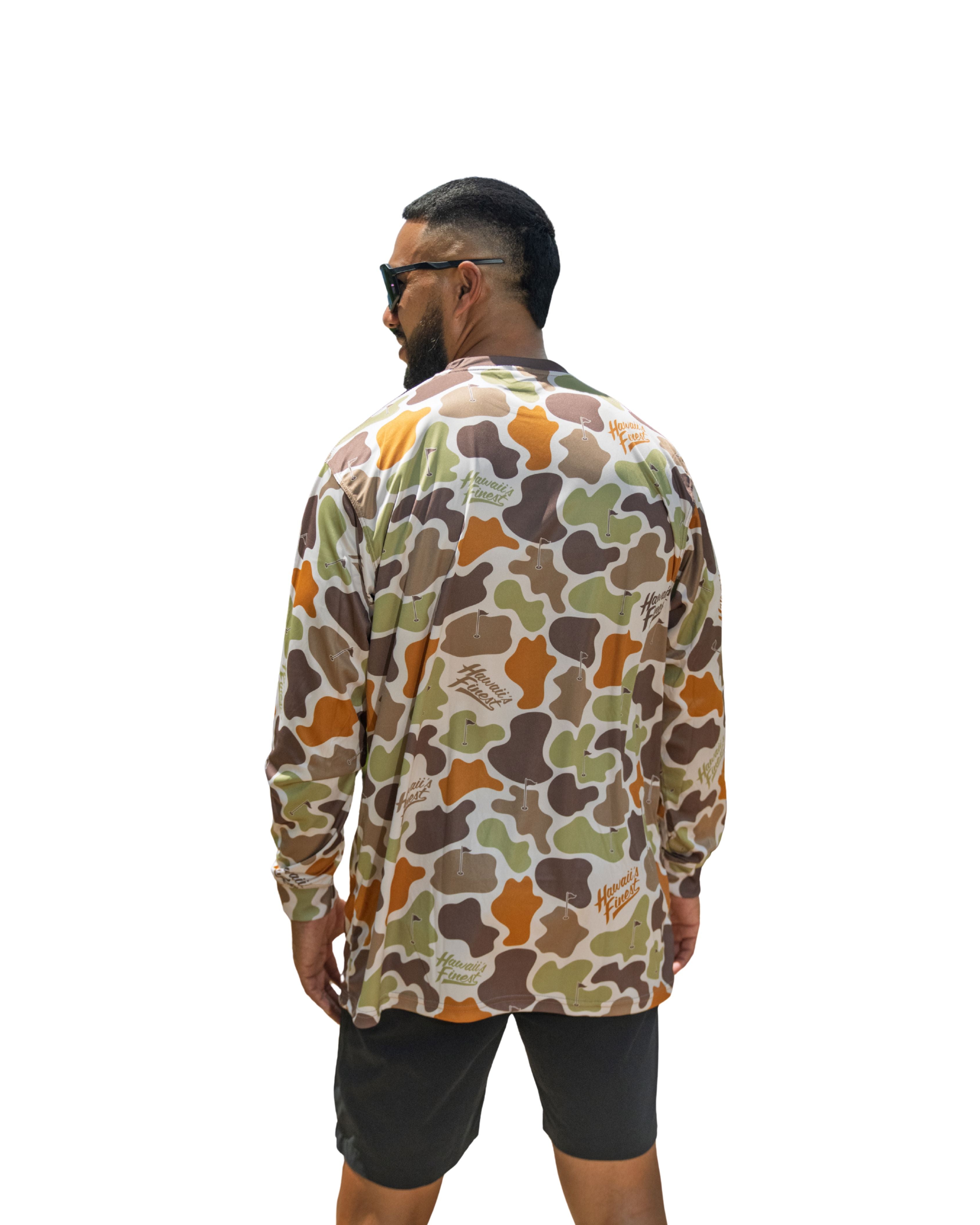 GOLF CAMO SAND DRI-FIT LONGSLEEVE Jacket Hawaii's Finest