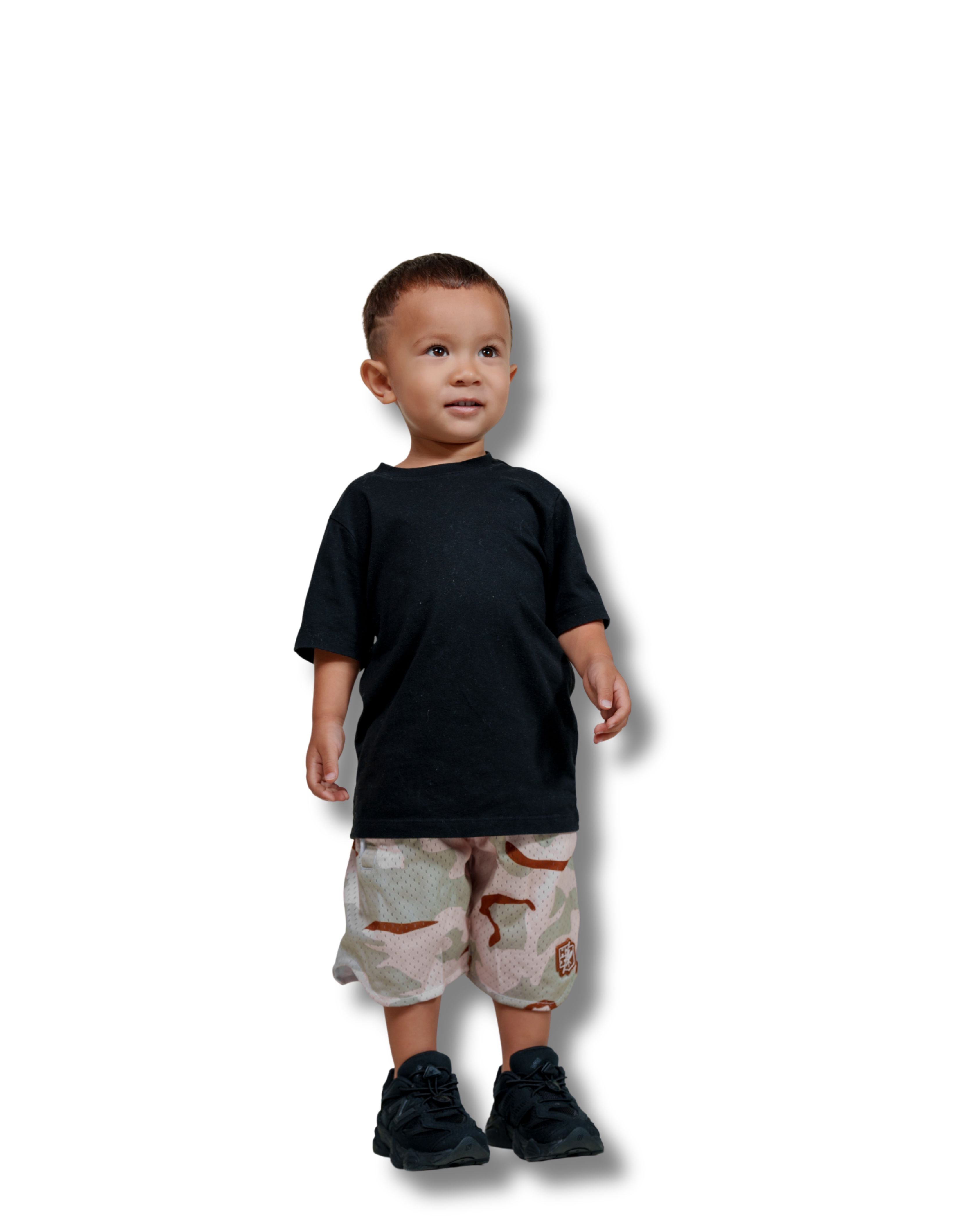 JUMBO DESERT CAMO KEIKI MESH SHORTS Shirts Hawaii's Finest XX-SMALL