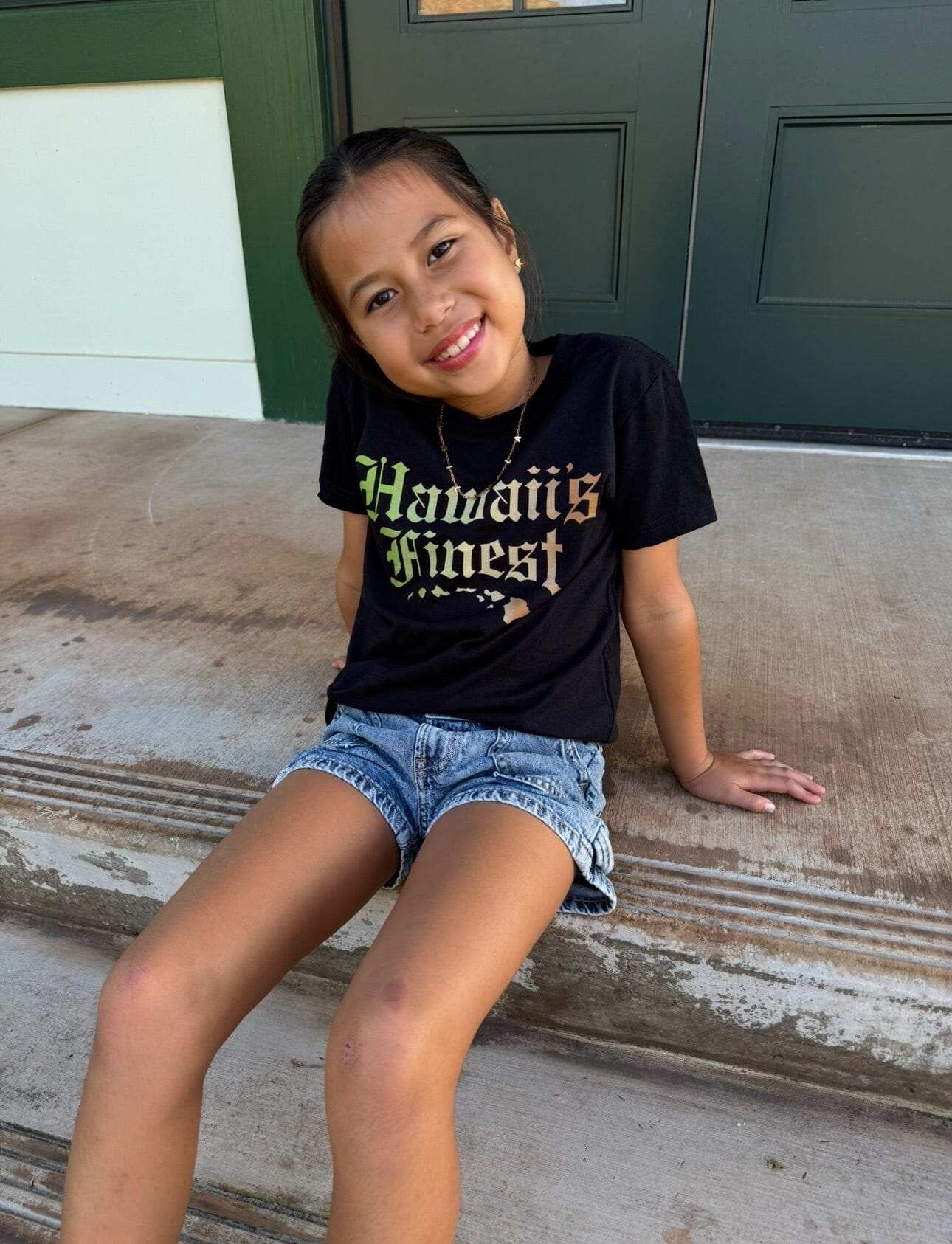 KEIKI OLD ENGLISH FADE CAMO T-SHIRT Shirts Hawaii's Finest XX-SMALL