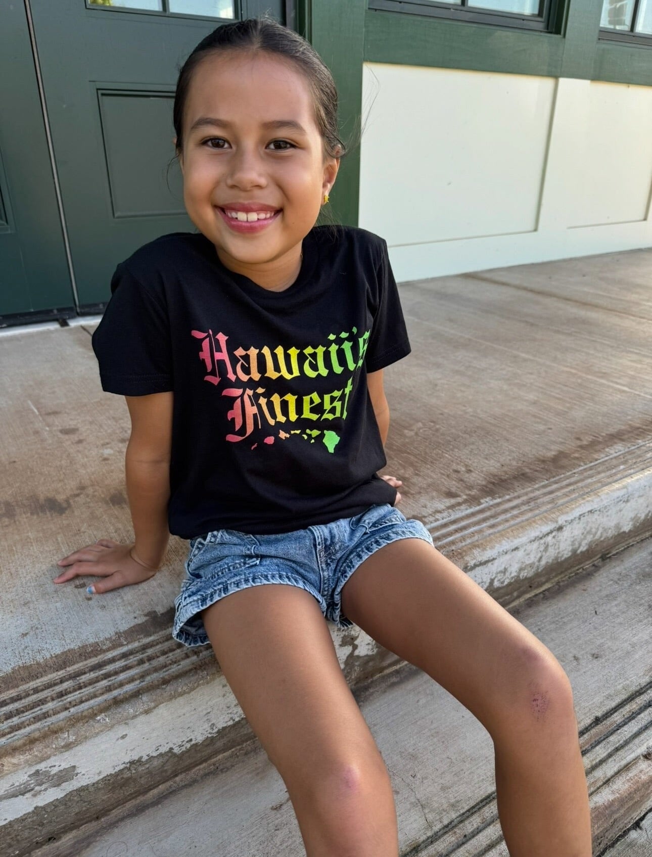 KEIKI OLD ENGLISH FADE RASTA T-SHIRT Shirts Hawaii's Finest XX-SMALL