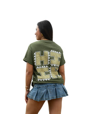 LEIOMANO LOGO MILITARY T-SHIRT Shirts Hawaii's Finest MEDIUM