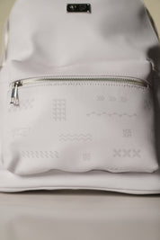 LUXURY LOGOS WHITE BACKPACK Bags Hawaii's Finest