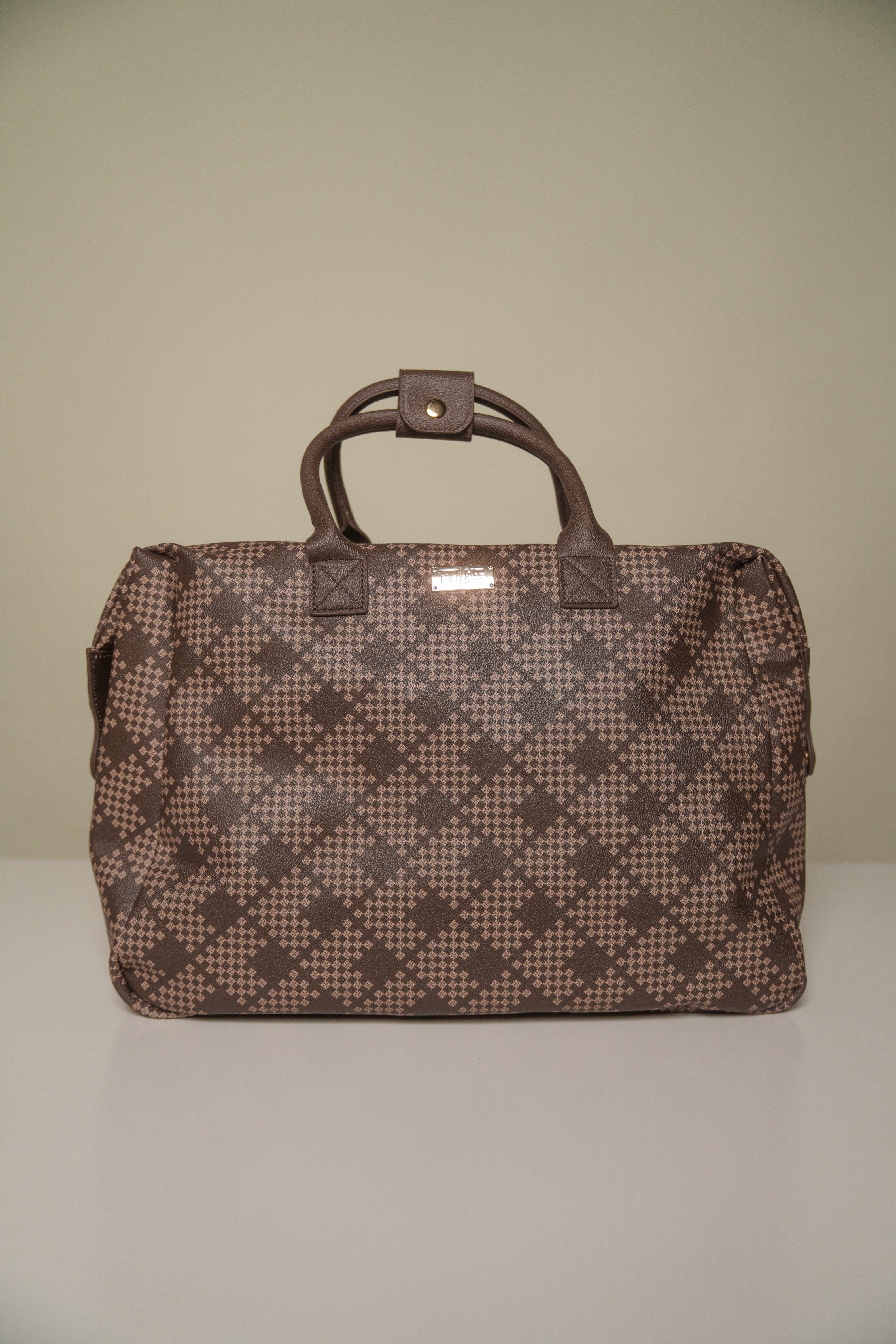 LUXURY TRIANGLE BROWN DUFFLE Bags Hawaii's Finest