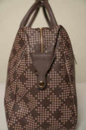 LUXURY TRIANGLE BROWN DUFFLE Bags Hawaii's Finest