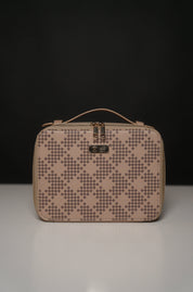 LUXURY TRIANGLE TAN COSMETIC CASE Bags Hawaii's Finest