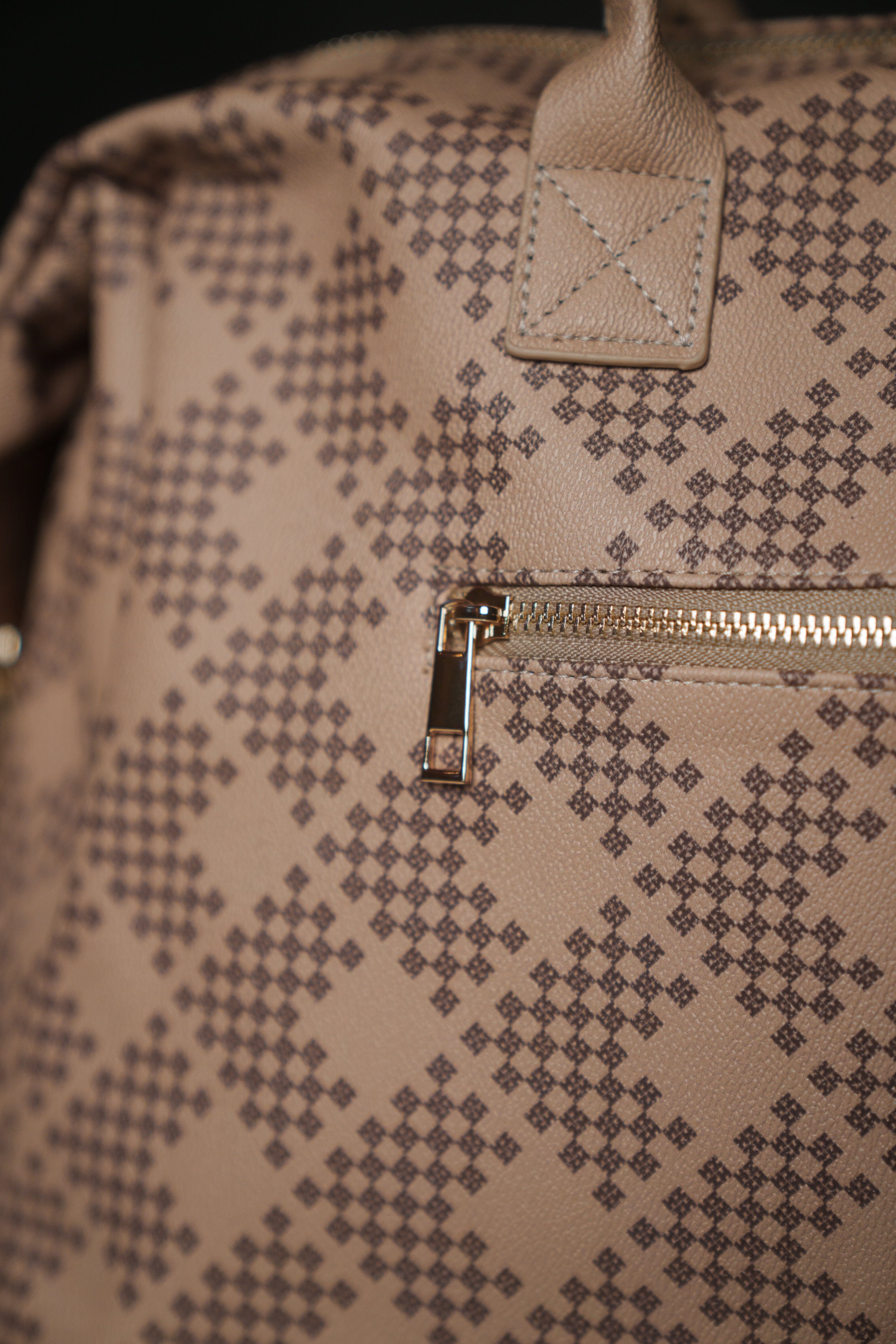 LUXURY TRIANGLE TAN DUFFLE Bags Hawaii's Finest