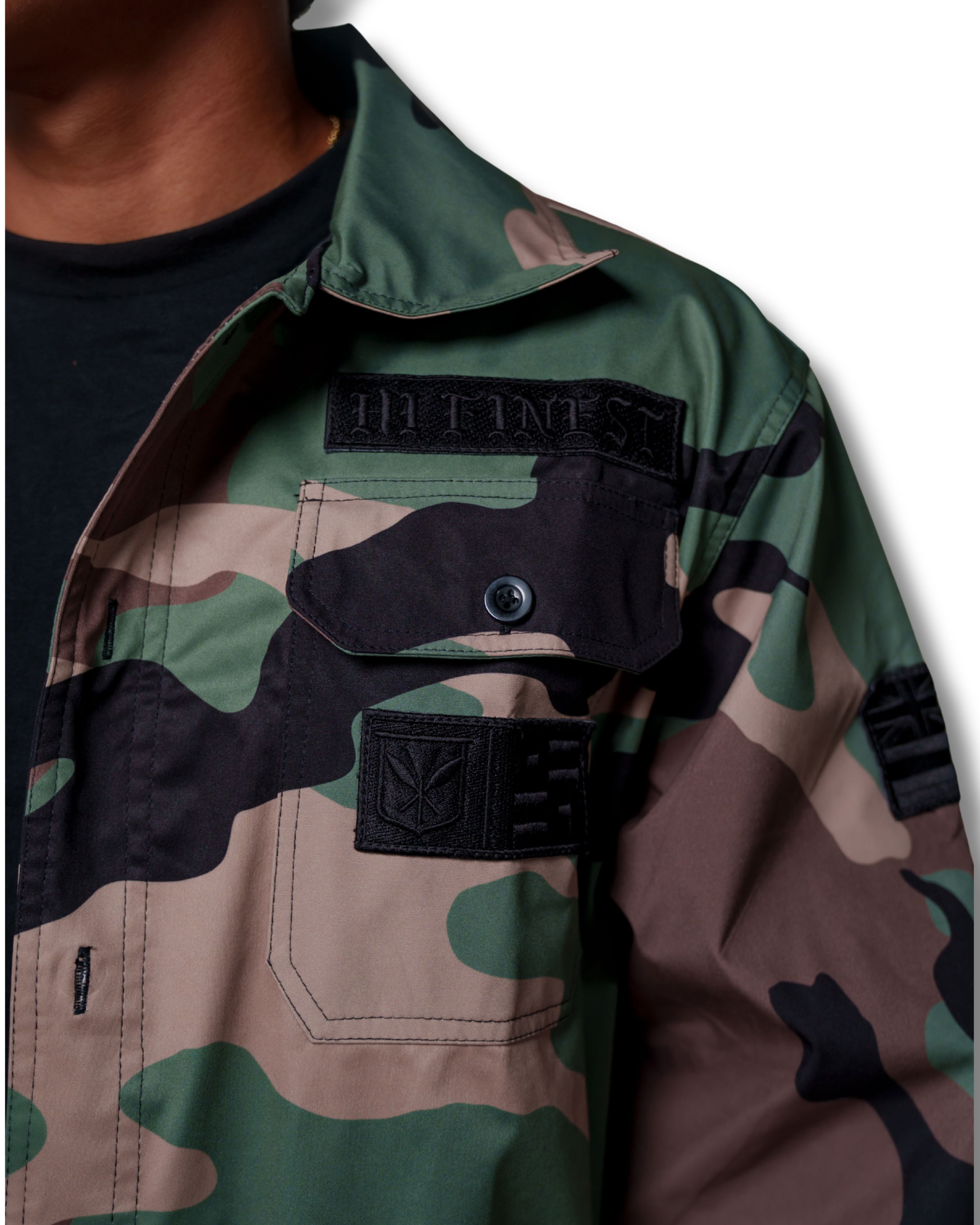 MILITARY CAMO FIELD JACKET Jacket Hawaii's Finest