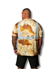SAFETY DESERT CAMO DRI-FIT T-SHIRT Jacket Hawaii's Finest