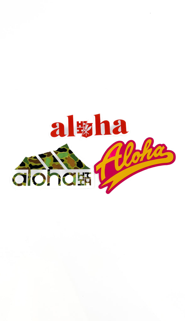 FULL COLOR STICKER - DH ALOHA CAMO Utility Hawaii's Finest 