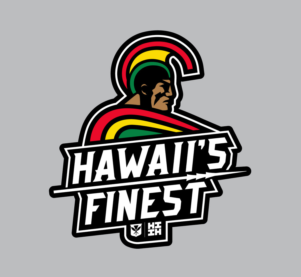 FULL COLOR STICKER - WARRIOR Utility Hawaii's Finest 