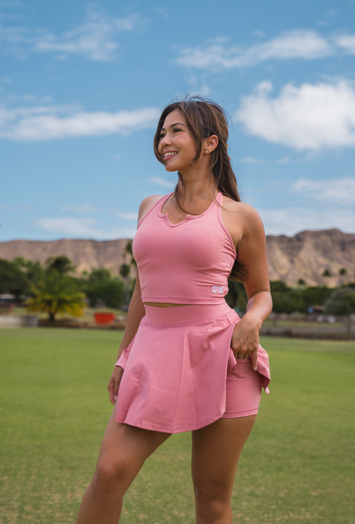 WOMEN'S PINK FLOW SKORT Activewear Hawaii's Finest SMALL 