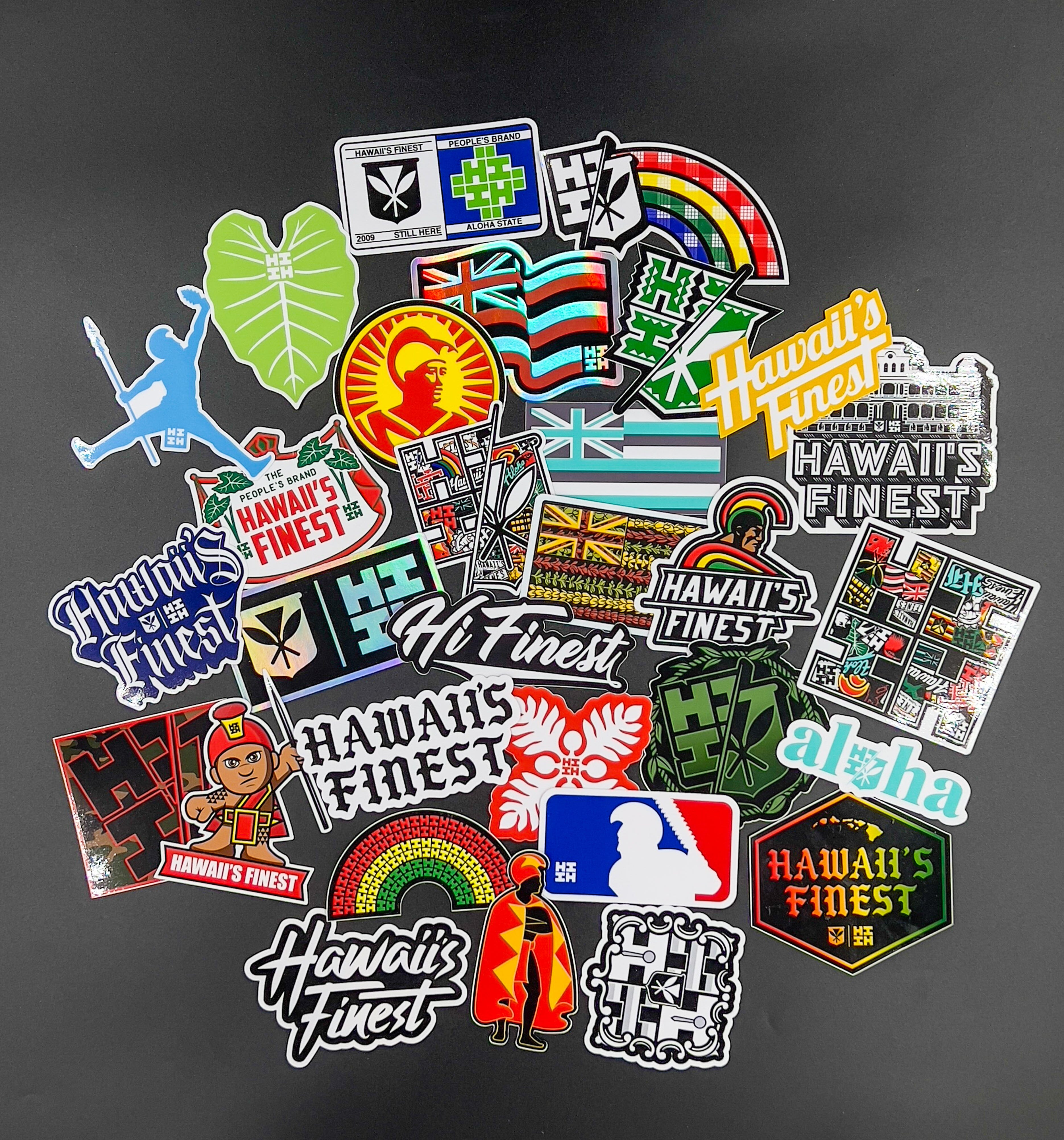 2024 FULL COLOR STICKERS Utility Hawaii's Finest 