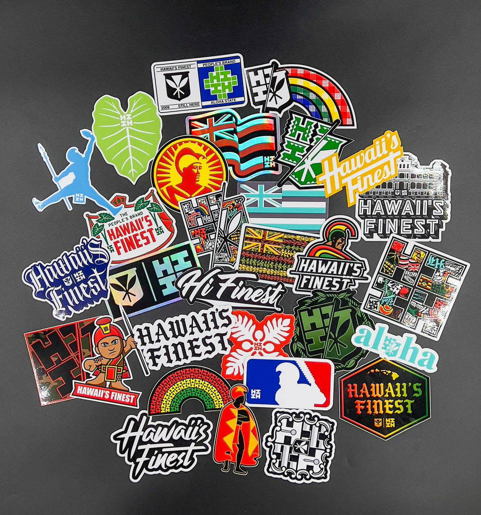2024 FULL COLOR STICKERS Utility Hawaii's Finest 