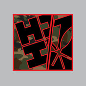 2024 FULL COLOR STICKERS Utility Hawaii's Finest CAMO SPLIT LOGO BLOCK (3.5in x 3.3in) 