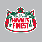 2024 FULL COLOR STICKERS Utility Hawaii's Finest KALO BRAND (4in x 3.1in) 
