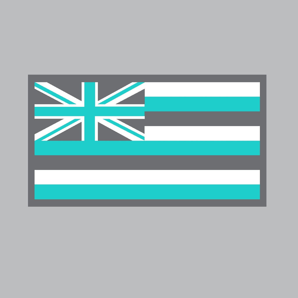 2024 FULL COLOR STICKERS Utility Hawaii's Finest MINT FLAG (4in x 2.2in) 