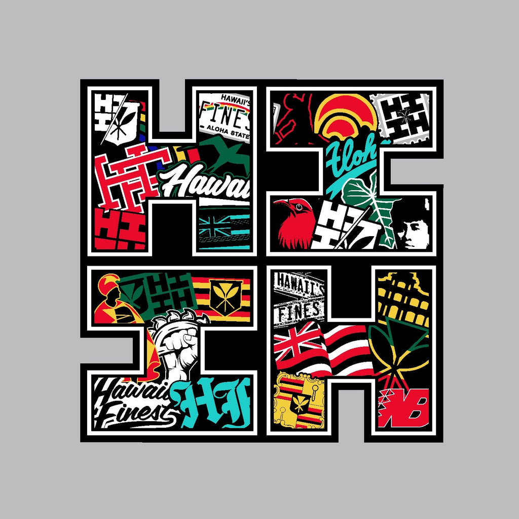 2024 FULL COLOR STICKERS Utility Hawaii's Finest STICKERBOMB HIFI LOGO (3.5in x 3.5in) 
