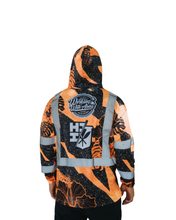 HIFI x AHLOS ORANGE FLORAL LONGSLEEVE W/HOOD