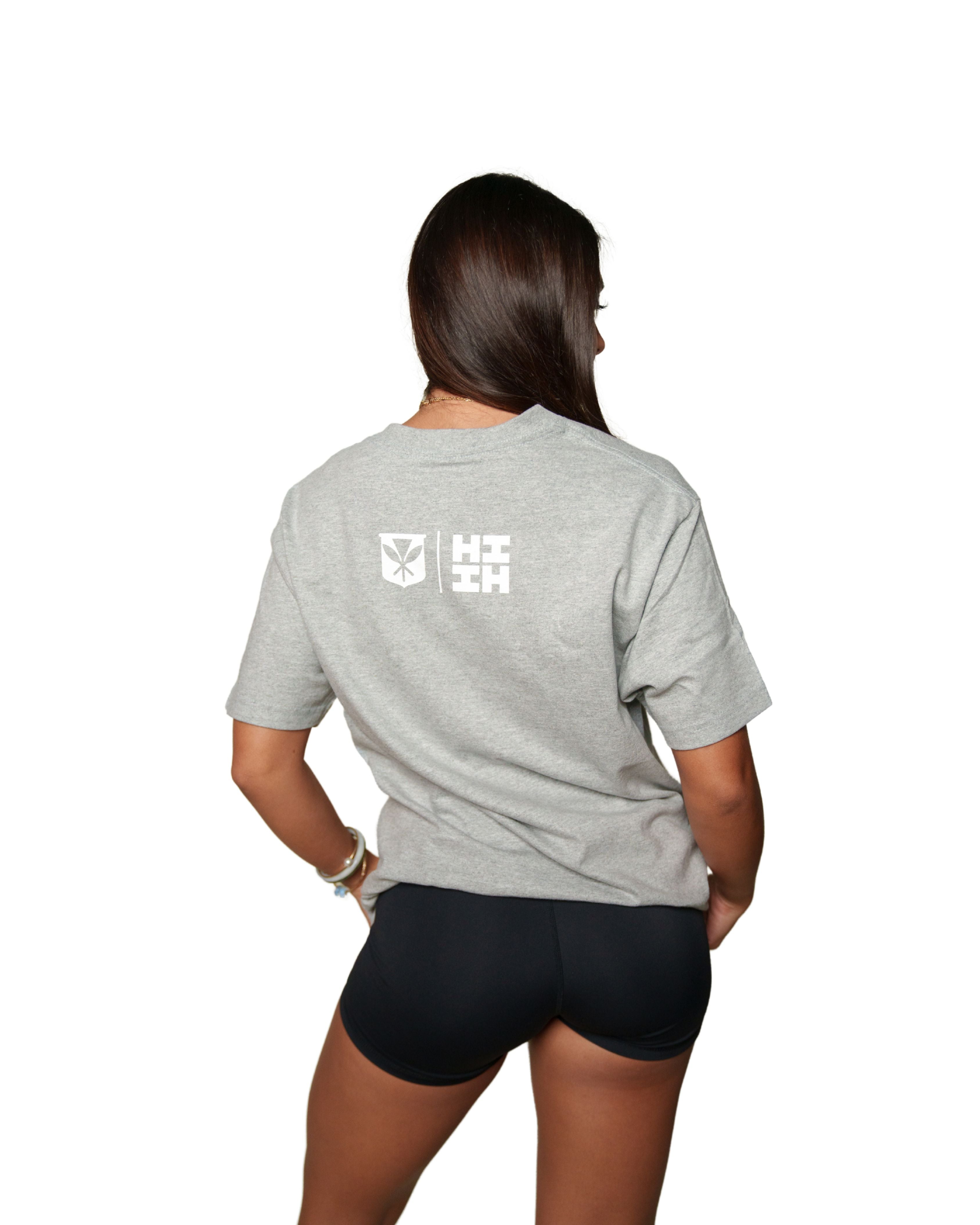 3D ISLANDS HEATHER GRAY T-SHIRT Shirts Hawaii's Finest 