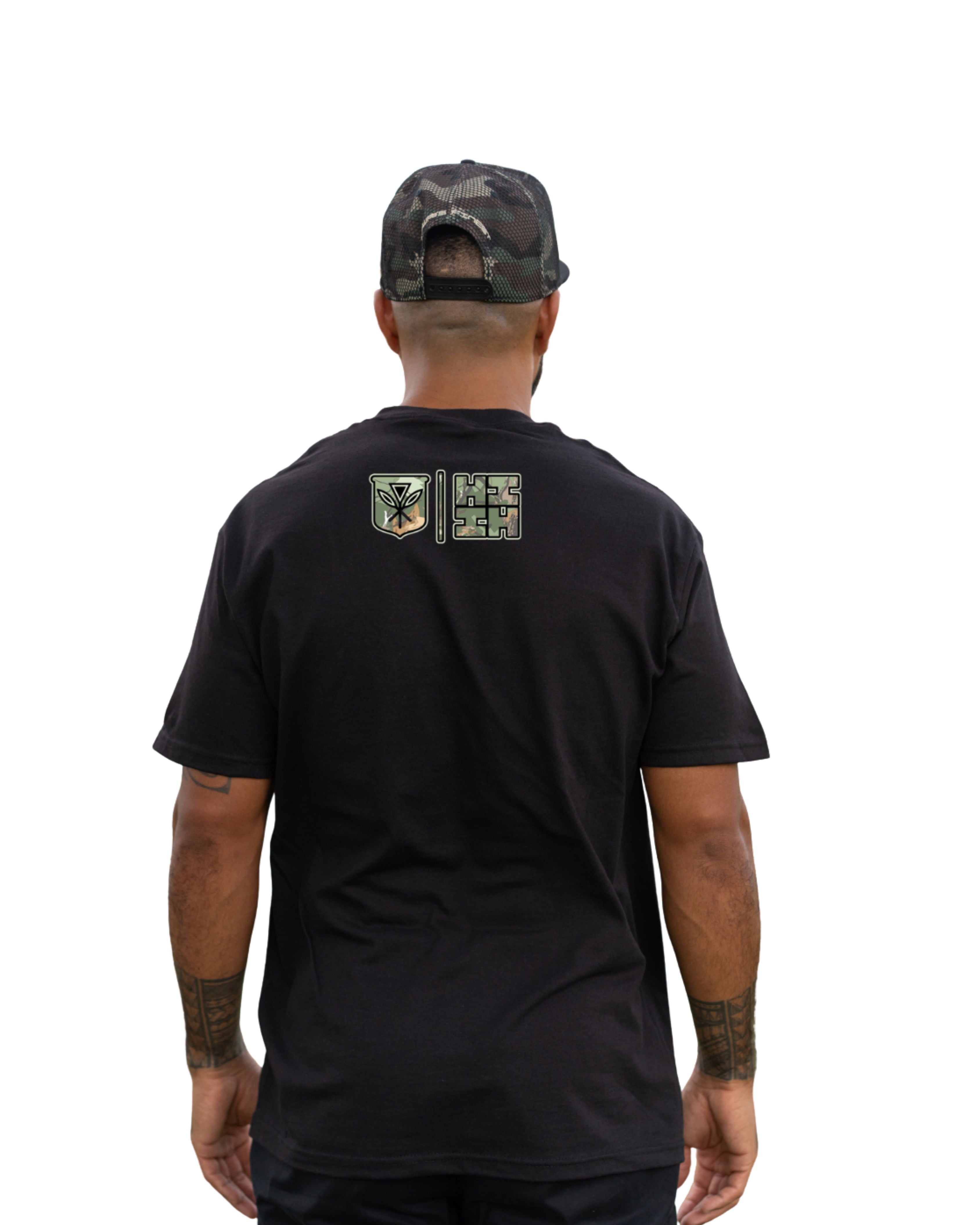 808 TREE CAMO GREEN T-SHIRT Shirts Hawaii's Finest 