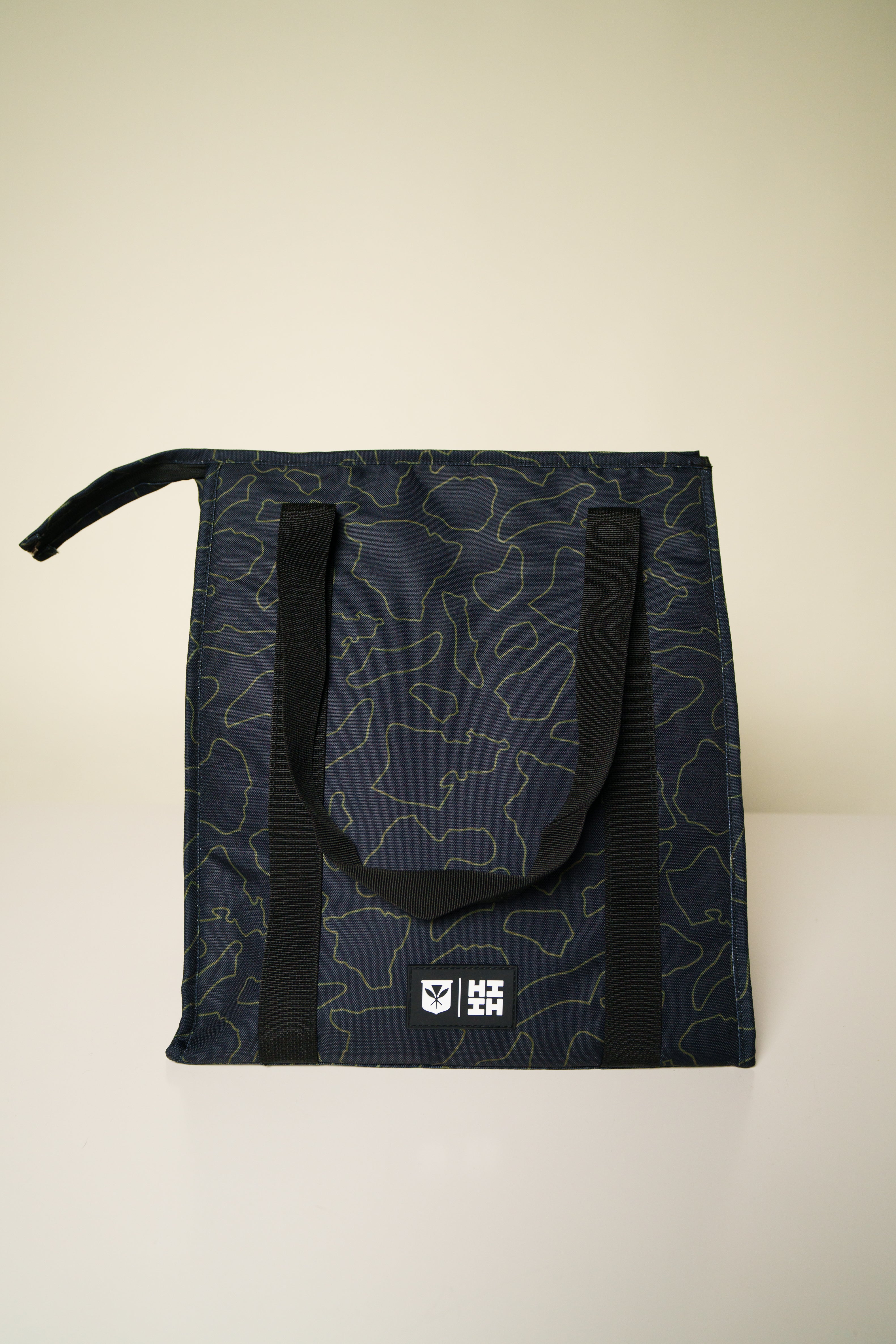 OLIVE & BLACK ISLANDS INSULATED TOTE