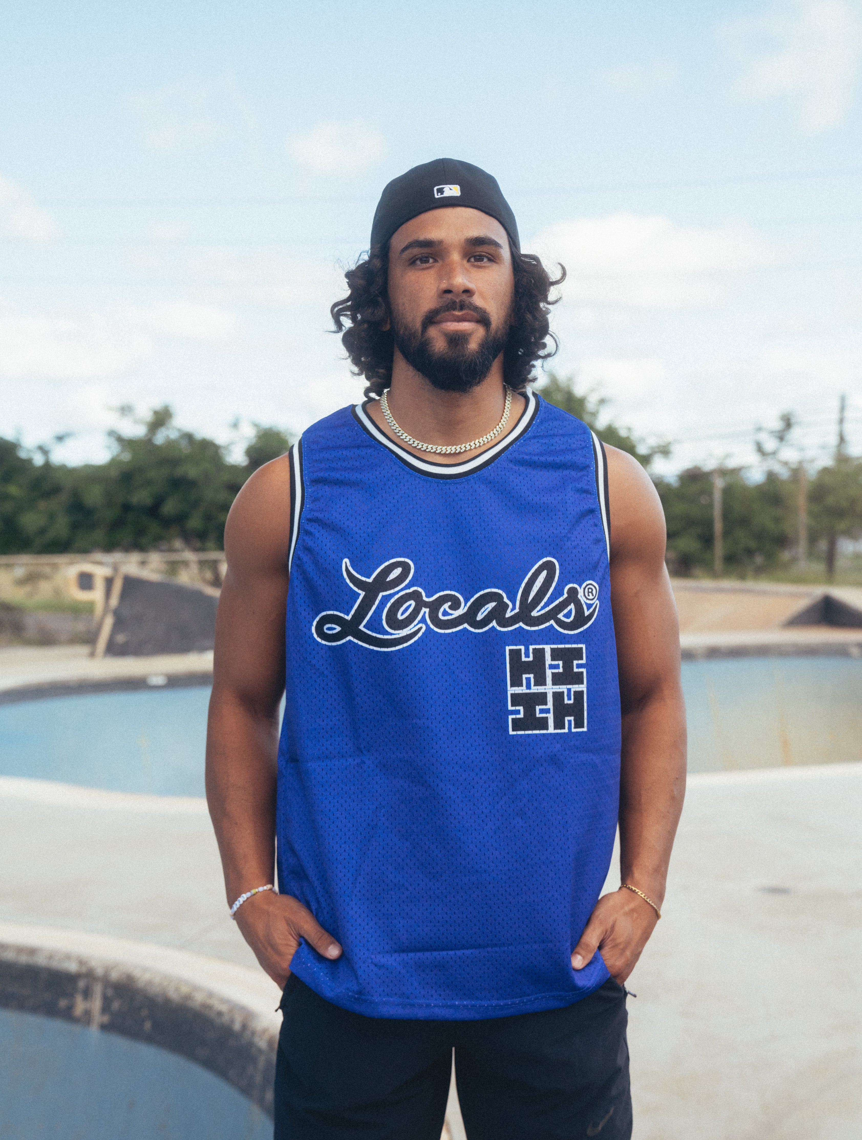 BLUE LOCALS BASKETBALL JERSEY COLLAB