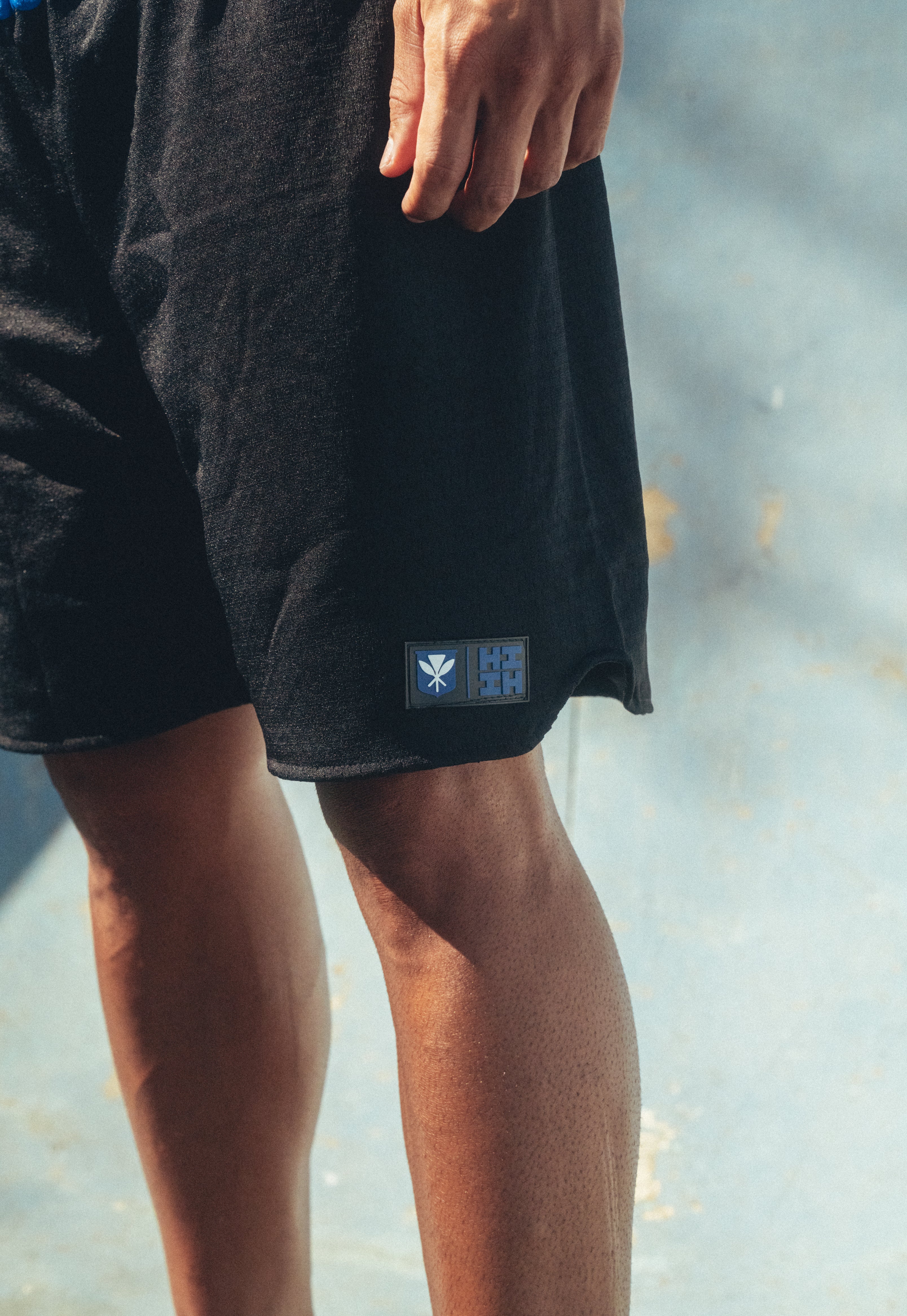 BLUE LOCALS MESH SHORTS COLLAB