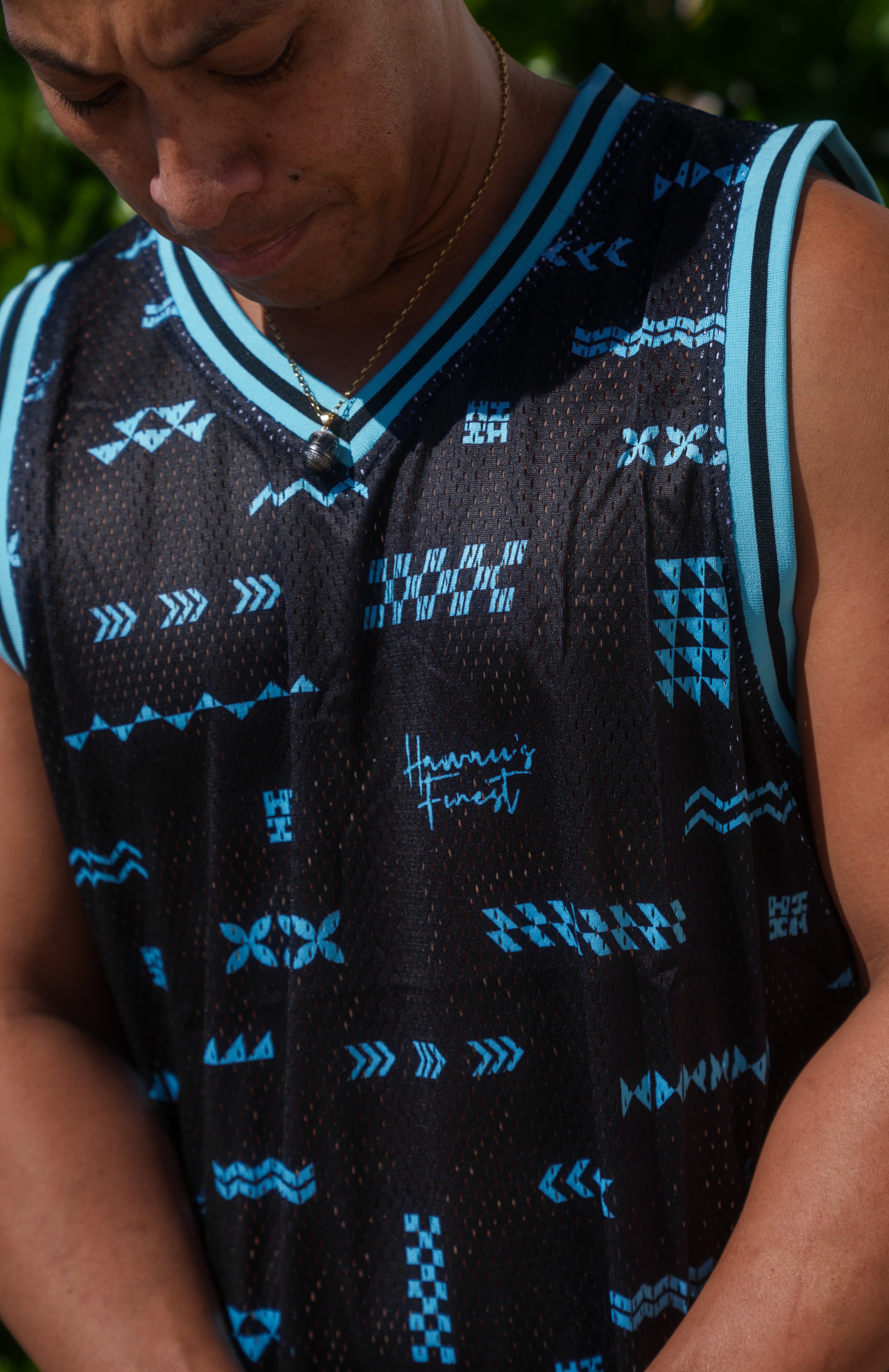 ʻANO KĀPALA BLACK & MINT JERSEY