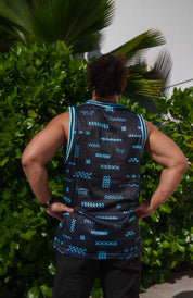 ʻANO KĀPALA BLACK & MINT JERSEY