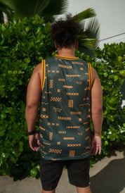 ʻANO KĀPALA OLIVE & ORANGE JERSEY