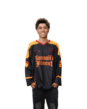 AHU ULA DEEP RED & ORANGE HOCKEY JERSEY Jersey Hawaii's Finest X-SMALL 