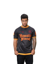 AHU ULA DEEP RED & ORANGE SOFTBALL JERSEY Jersey Hawaii's Finest X-SMALL 