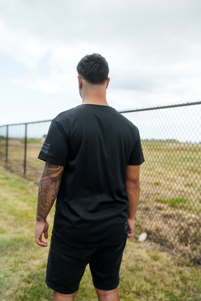 ALL BLACK HAWAII BASEBALL JERSEY Jersey Hawaii's Finest 