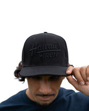 ALL BLACK SCRIPT HAT Hat Hawaii's Finest 