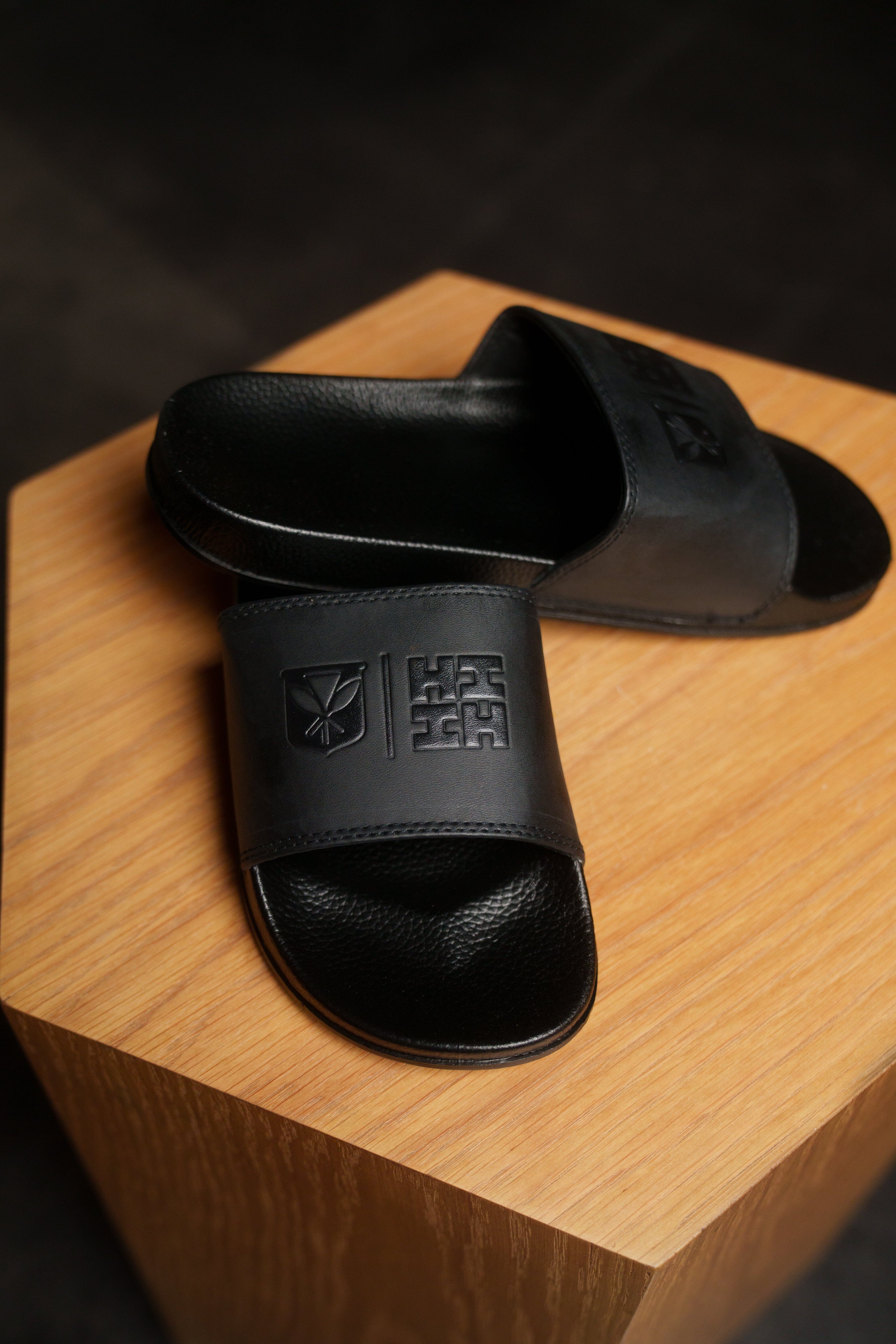 ALL BLACK SIMPLE LOGO SLIDES Utility Hawaii's Finest 