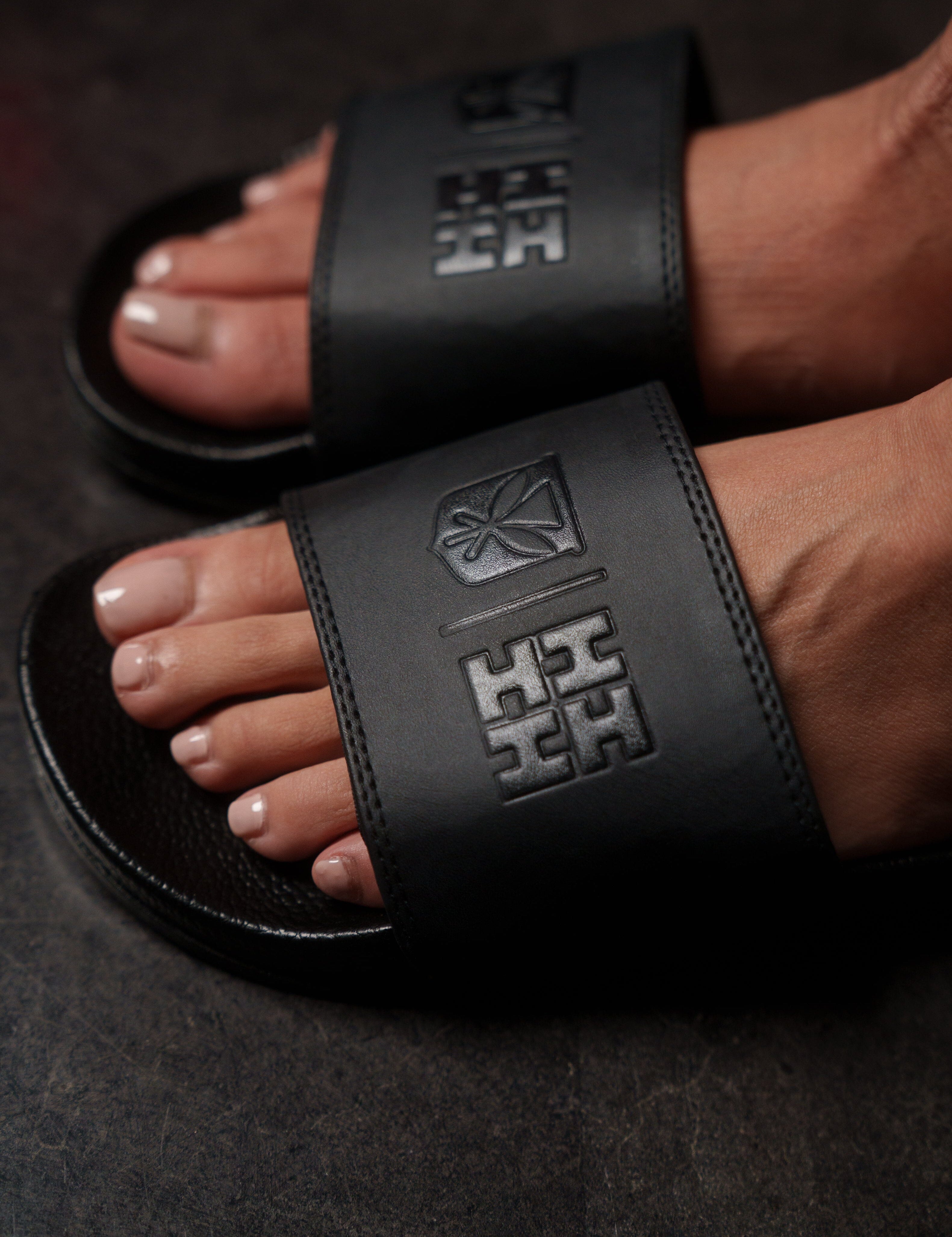 ALL BLACK SIMPLE LOGO SLIDES Utility Hawaii's Finest 