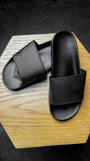 ALL BLACK SPLIT LOGO SLIDES Utility Hawaii's Finest 