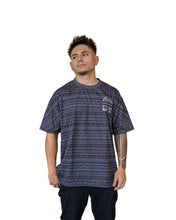 ALOHA BLACK & GRAY TRIBAL TEE Shirts Hawaii's Finest SMALL 