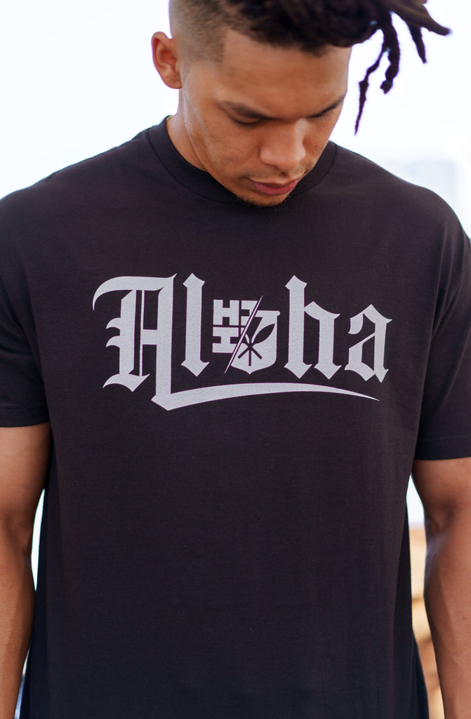 ALOHA BW T-SHIRT Shirts Hawaii's Finest 