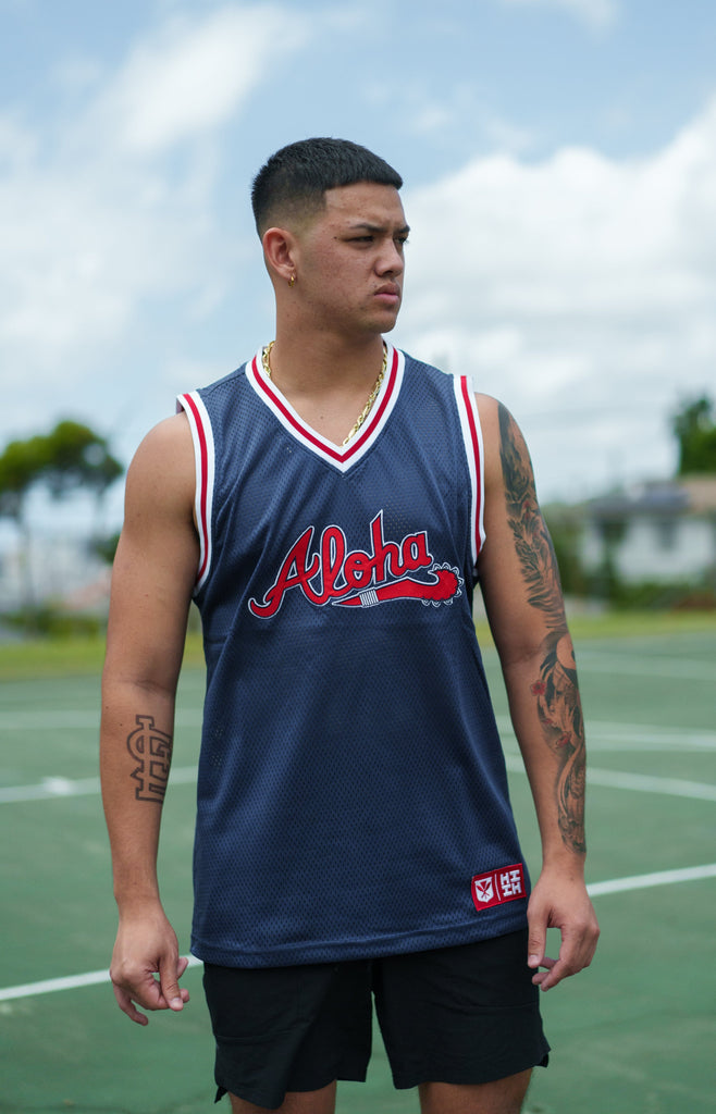 ALOHA CLUB SPORTS COLLECTOR BASKETBALL JERSEY Jersey Hawaii's Finest 