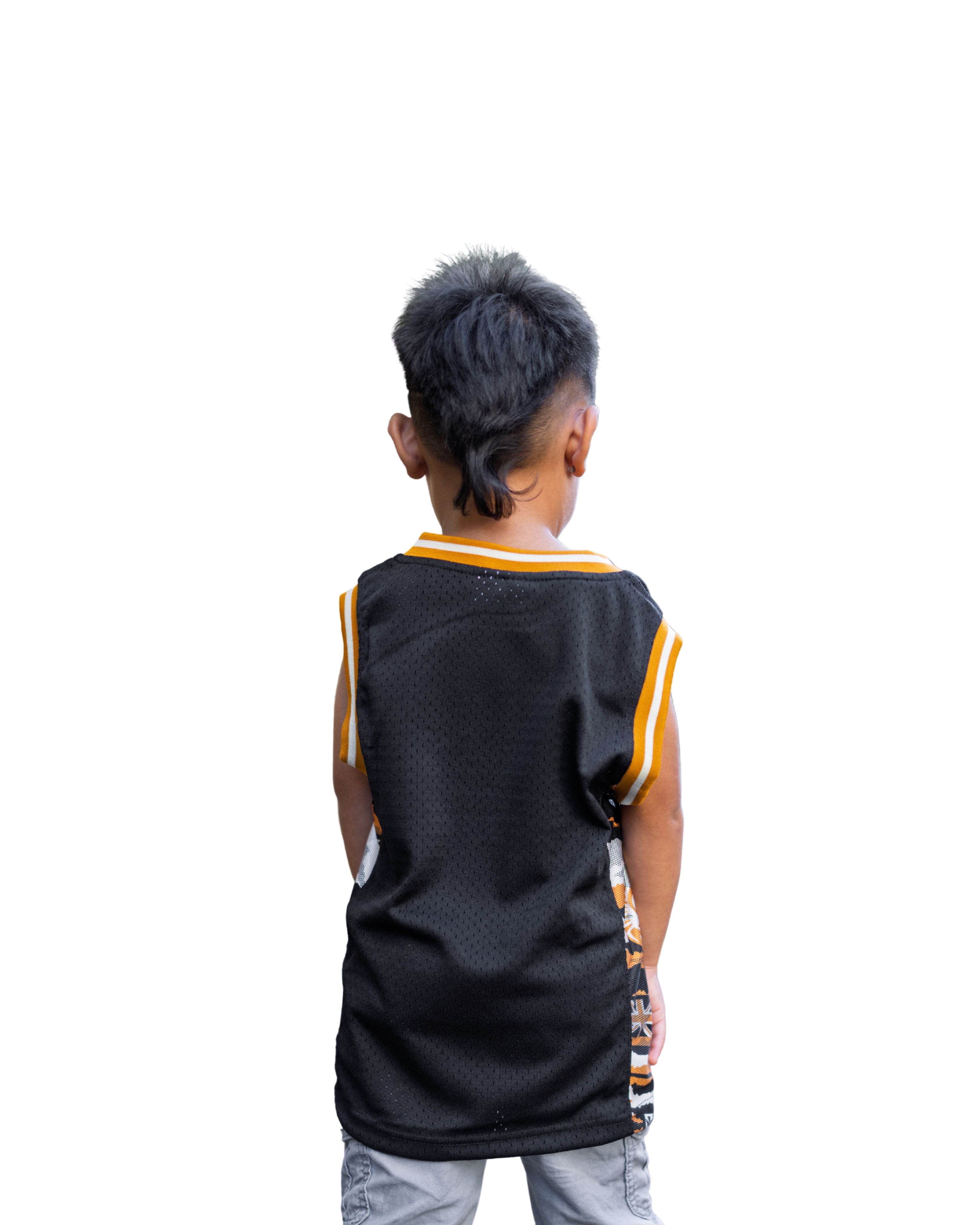 ALOHA FESTIVALS BROWN KEIKI BASKETBALL JERSEY Shirts Hawaii's Finest 