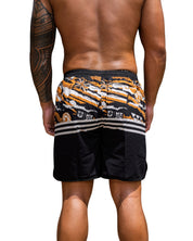 ALOHA FESTIVALS BROWN PERFORMANCE SHORTS Shorts Hawaii's Finest 