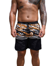 ALOHA FESTIVALS BROWN PERFORMANCE SHORTS Shorts Hawaii's Finest SMALL 