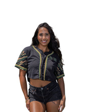 ALOHA FESTIVALS CAMO WOMEN'S BASEBALL JERSEY Jersey Hawaii's Finest X-SMALL 