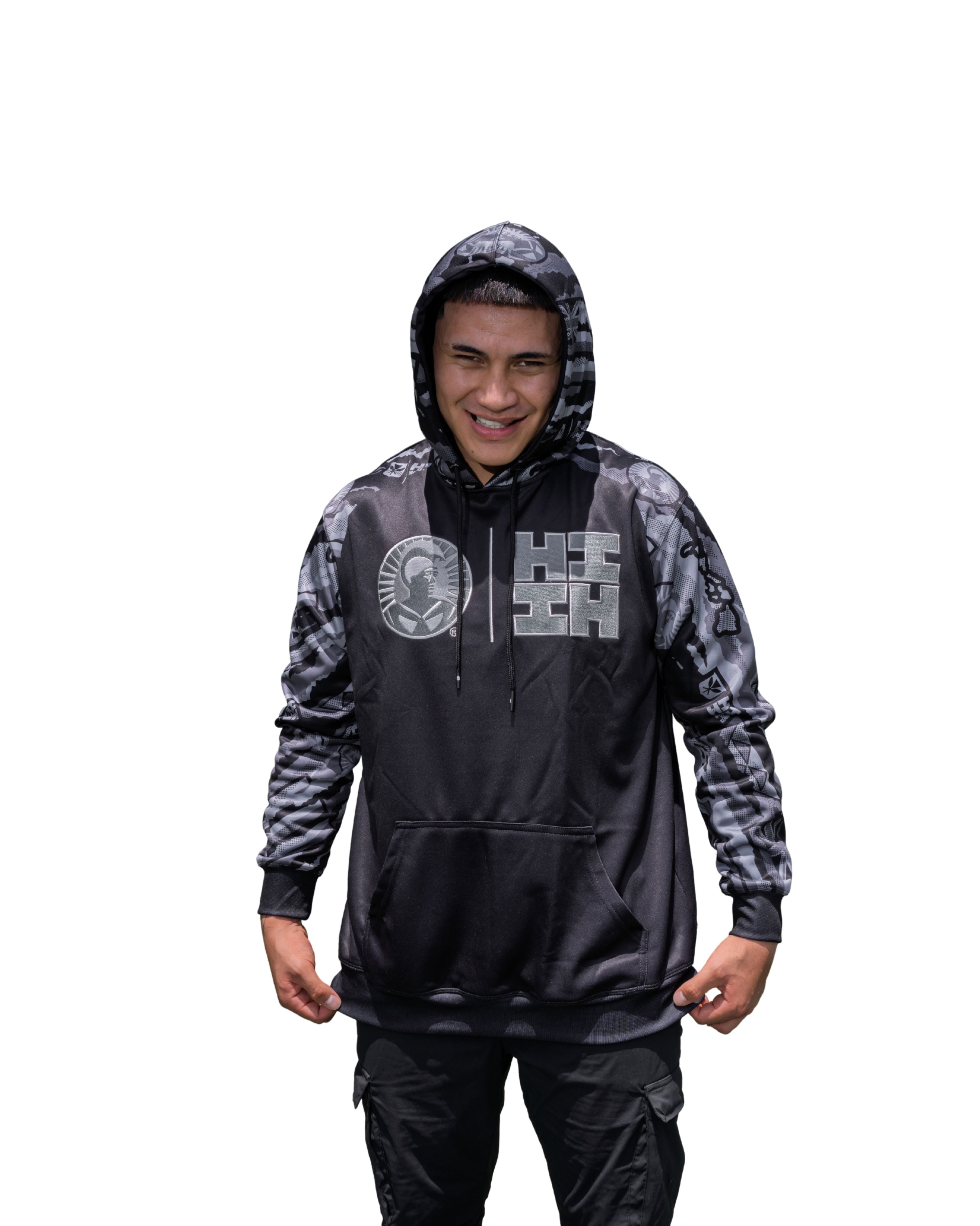 ALOHA FESTIVALS GRAY HOODIE Jacket Hawaii's Finest SMALL 