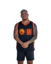 ALOHA FESTIVALS RED & YELLOW BASKETBALL JERSEY Jersey Hawaii's Finest SMALL 