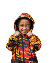 ALOHA FESTIVALS RED & YELLOW KEIKI WINDBREAKER Shirts Hawaii's Finest XX-SMALL 