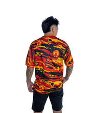 ALOHA FESTIVALS RED & YELLOW SOFTBALL JERSEY Jersey Hawaii's Finest 